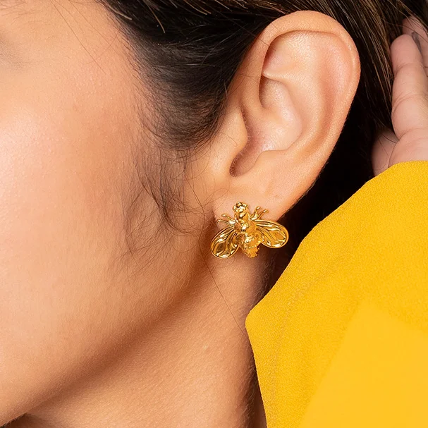 Bee earrings
