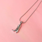 Cowboy boot necklace