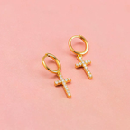 Cross earrings