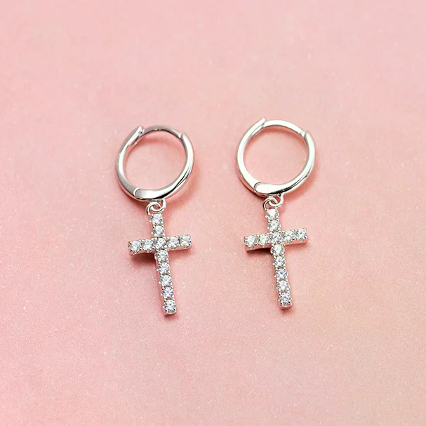 Cross earrings