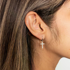 Cross earrings