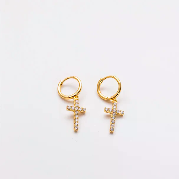Cross earrings