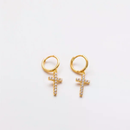 Cross earrings
