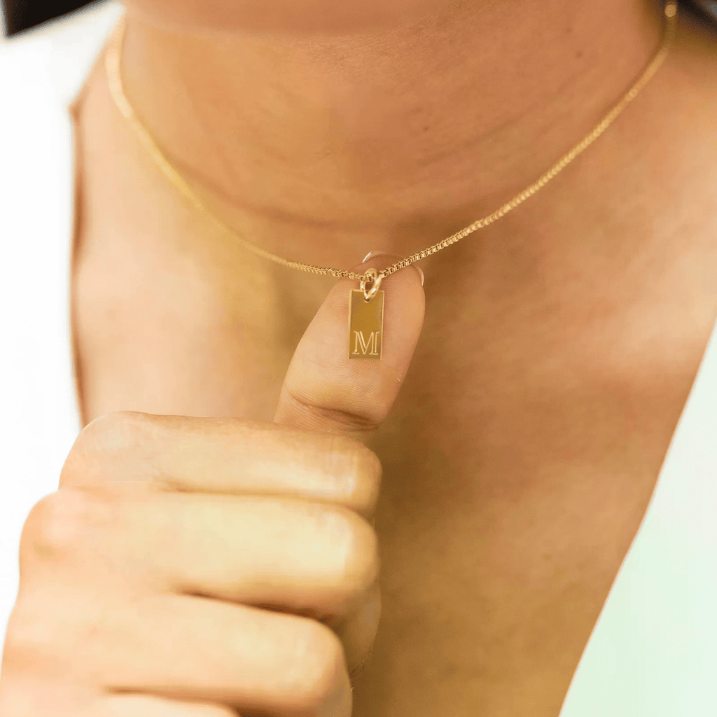 Initials necklace
