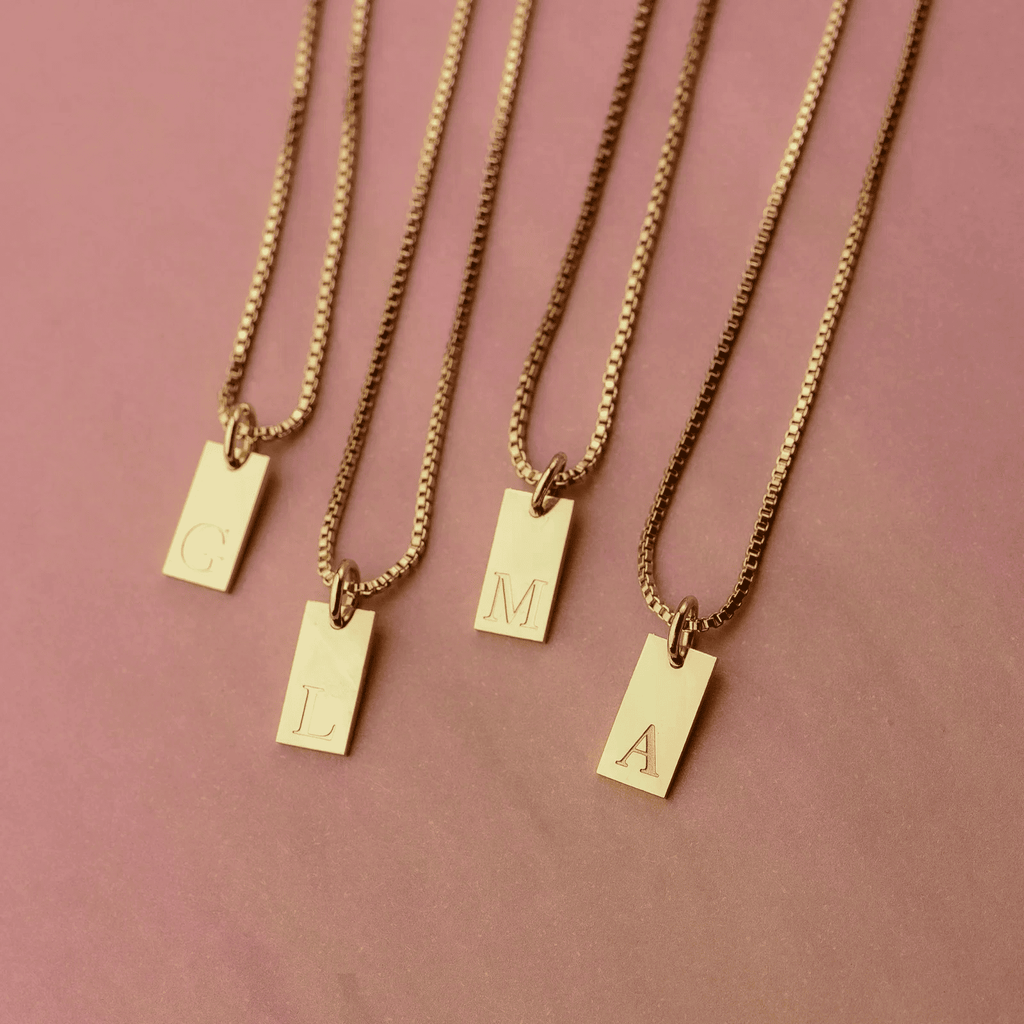 Initials necklace