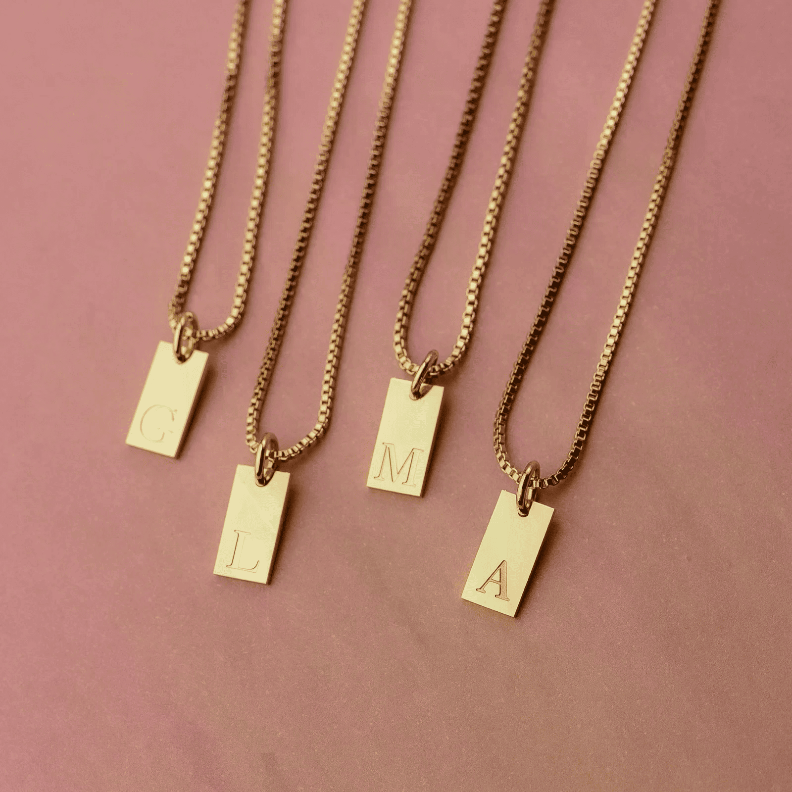 Initials necklace