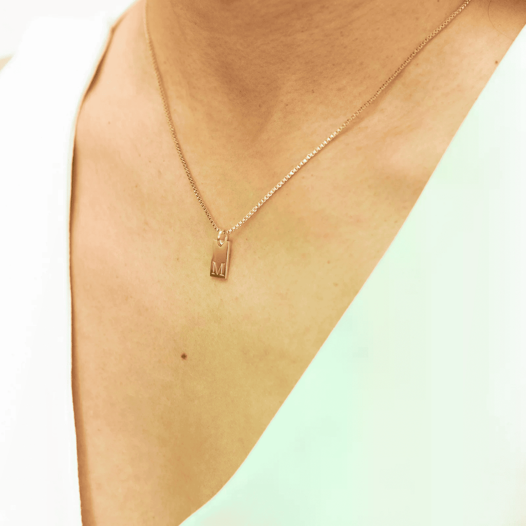 Initials necklace