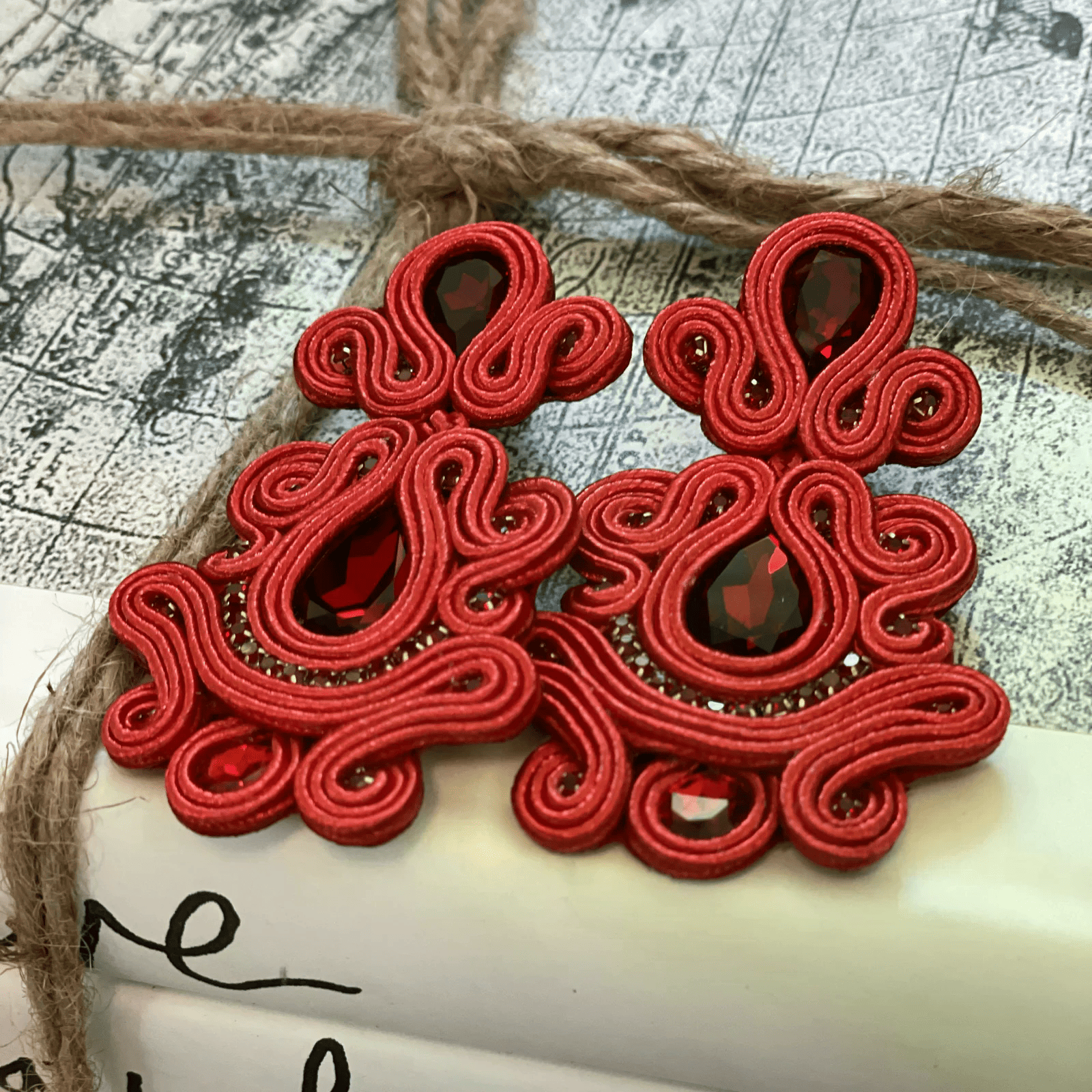 Red Love earrings